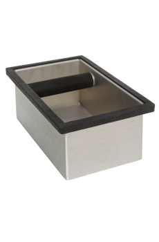 Rattleware RECTANGLE Knock Box en inox
