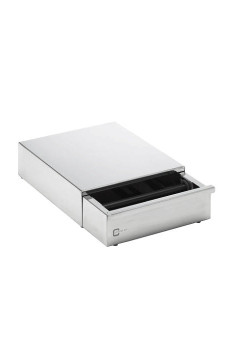 Concept Art Knock Box Tiroir en inox P.270 mm