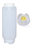 delidrinks san jamar Poire à sauce FIFO anti-gouttes 12oz-350ml