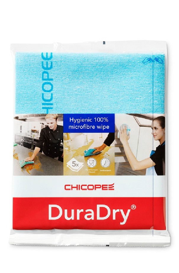 chicopee Lavettes microfibres MICROFIBRE PLUS réutilisables x 5 Bleu