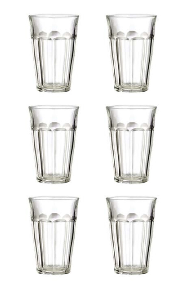 SET x 6 PICARDIE Verre 250ml