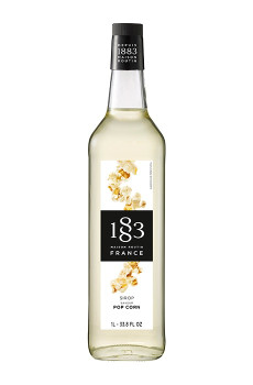 Sirop Popcorn bouteille verre 1L Sirop Popcorn bouteille verre 1L