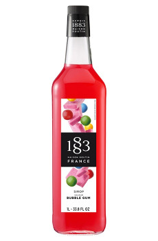 Sirop Bubble Gum bouteille verre 1L
