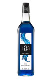 Sirop Curaçao bleu bouteille verre 1L