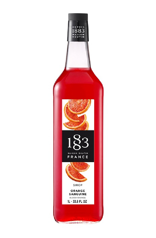 Sirop Orange sanguine bouteille verre 1L