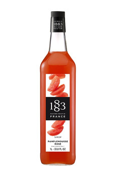 Sirop Pamplemousse rose bouteille verre 1L