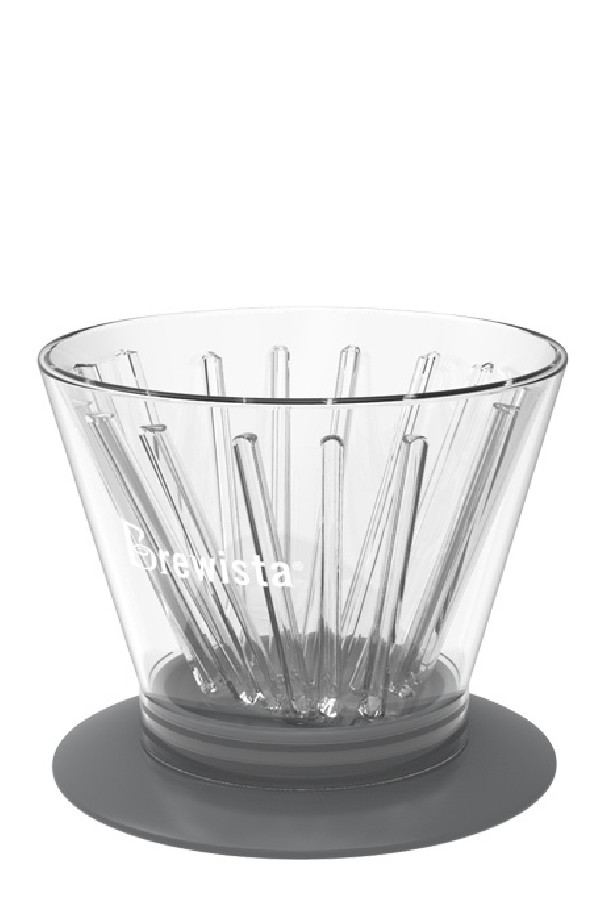 Smart Dripper™ Flat V en verre double paroi