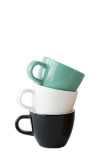 Set x 6 DEMITASSE tasse porcelaine 70ml Blanc