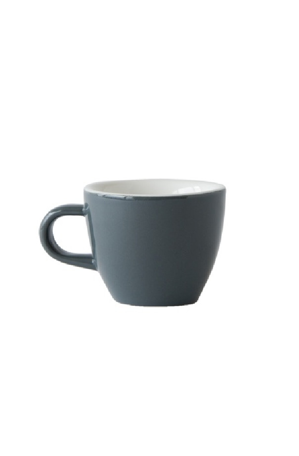 Set x 6 DEMITASSE tasse porcelaine 70ml Gris