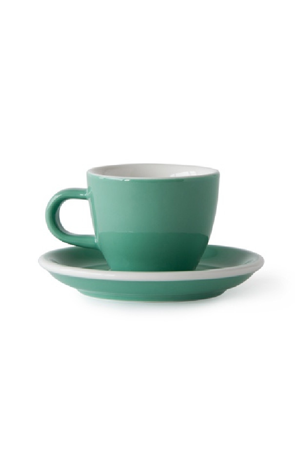 Set x 6 soucoupes porcelaine 110mm Vert Set x 6 soucoupes porcelaine 110mm Vert