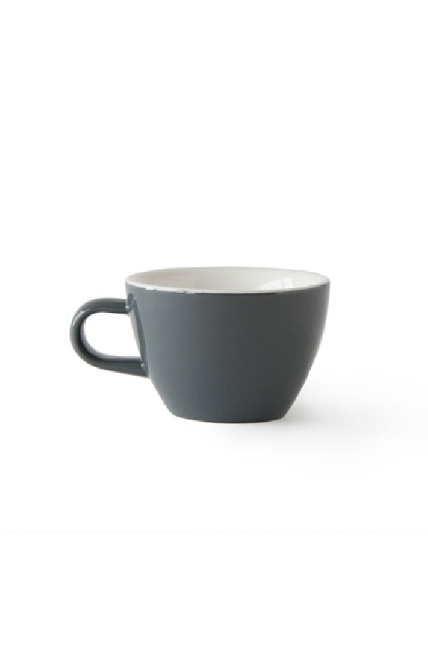 Set x 6 FLAT WHITE tasse porcelaine 150ml Gris Set x 6 FLAT WHITE tasse porcelaine 150ml Gris