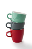 Set x 6 TULIP tasse porcelaine 170ml Blanc