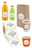 Etiquettes autocollantes rondes Personnalisables D.40mm x2500