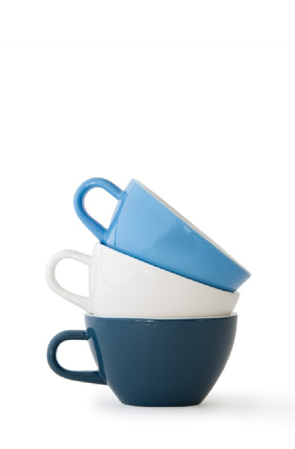 Set x 6 CAPPUCCINO tasse porcelaine 190ml Vert Set x 6 CAPPUCCINO tasse porcelaine 190ml Vert