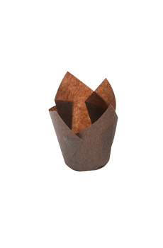 Boîte 300 caissettes marron pour muffin 40g