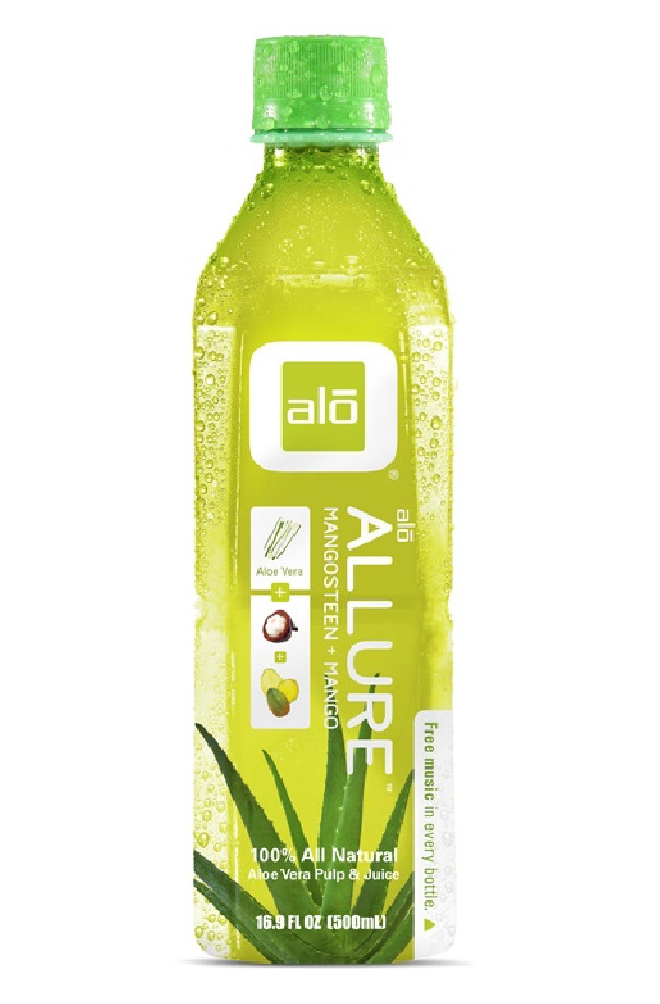 Aluure Boisson Aloe Vera + Mangoustan + Mangue bouteille PET 12 x 500ml