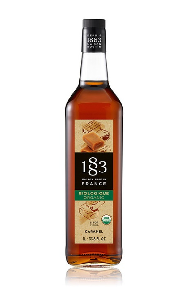 Sirop caramel bio bouteille verre 1L