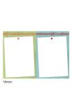 Lot de 5 cartes de table Smoothie et frappé 4 pages A5 14,8 x 21 cm