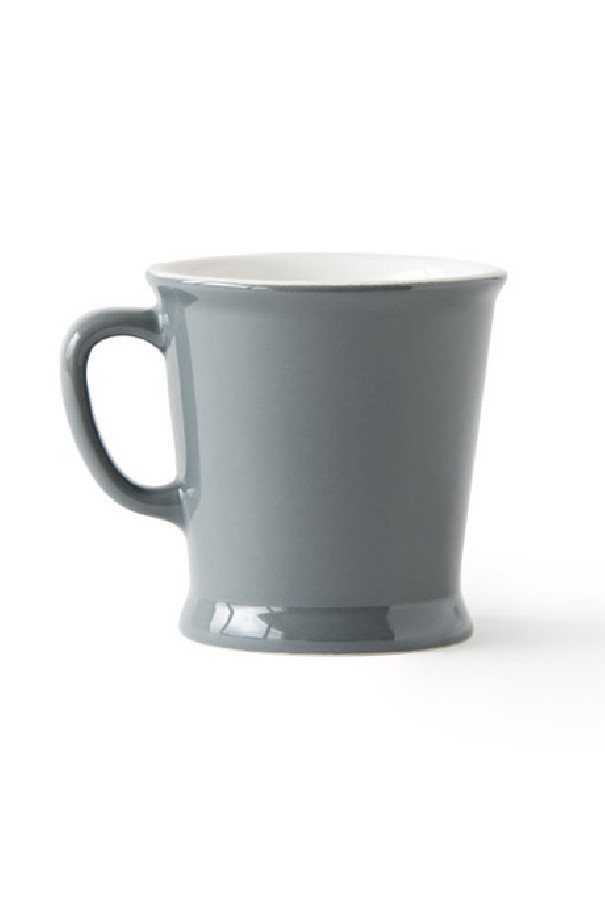 Set x 6 MUG porcelaine 230ml Gris Set x 6 MUG porcelaine 230ml Gris