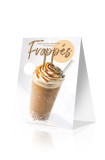 Lot de 10 chevalets de table Smoothie recto/verso A6 10,5 x 14,8 cm