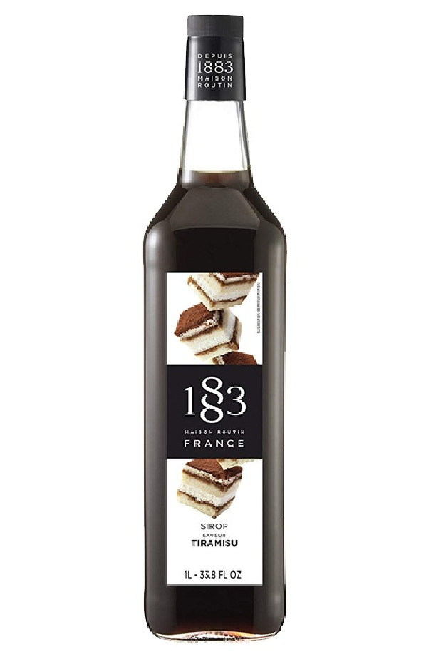 Routin Sirop Tiramisu bouteille verre 1L