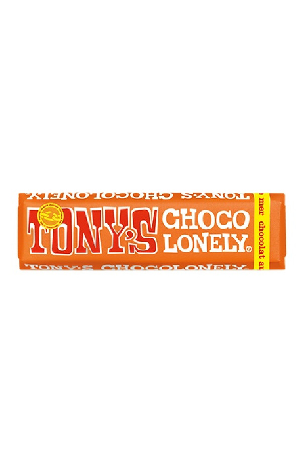 Tony's barre chocolat lait caramel salé présentoir 35x47g Tony's barre chocolat lait caramel salé présentoir 35x47g
