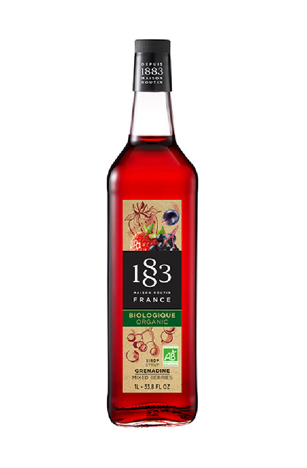Sirop Grenadine bouteille verre 1L BIO