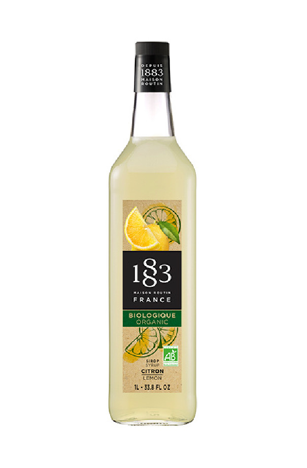 Sirop Citron bouteille verre 1L BIO