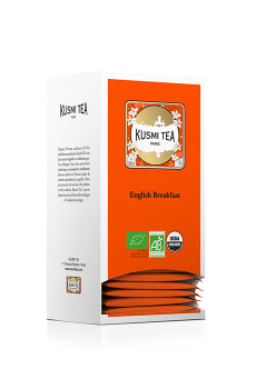 KUSMI TEA Thé noir English Breakfast 25X2g BIO