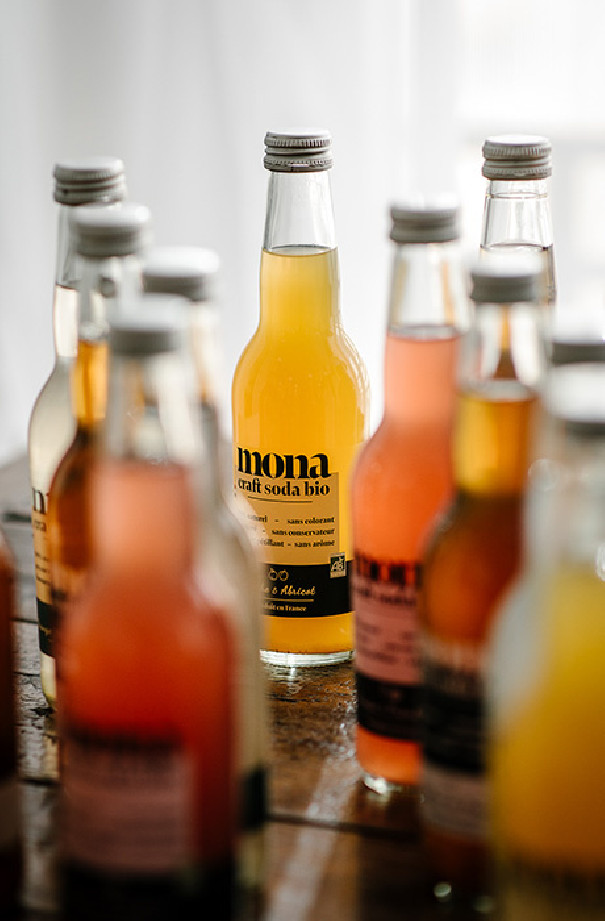 MONA - SODA PECHE ABRICOT 330ML x12 BIO