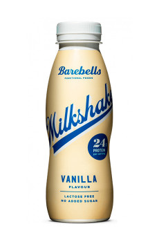 BAREBELLS - MILSHAKE VANILLE SANS SUCRES AJOUTES BOUTEILLE PET 8 X 330ML