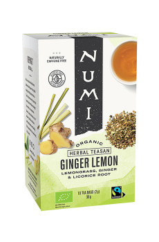 NUMI - THE VERT DETHEINE GINGER LEMON x18 SACHETS BIO