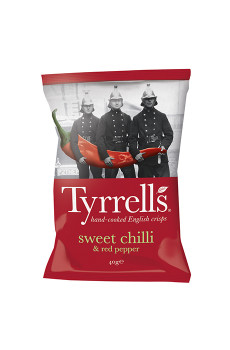 TYRRELLS - CHIPS PIMENT DOUX PAPRIKA 40G x18