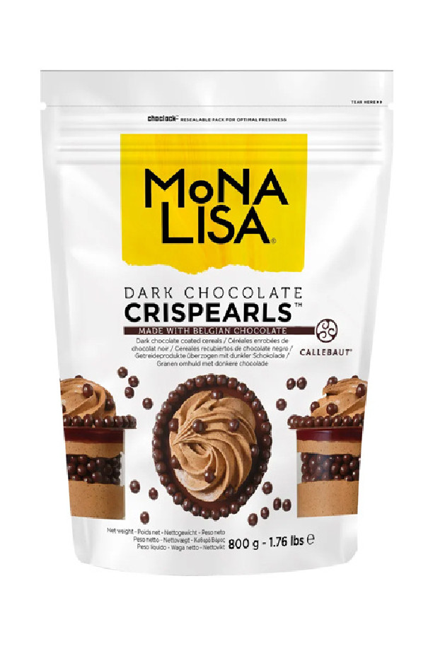MONA LISA - CRISPEARLS CHOCOLAT NOIR 800G