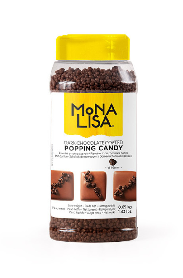 MONA LISA - TOPPING SUCRE PETILLANT CHOCOLAT NOIR 650G
