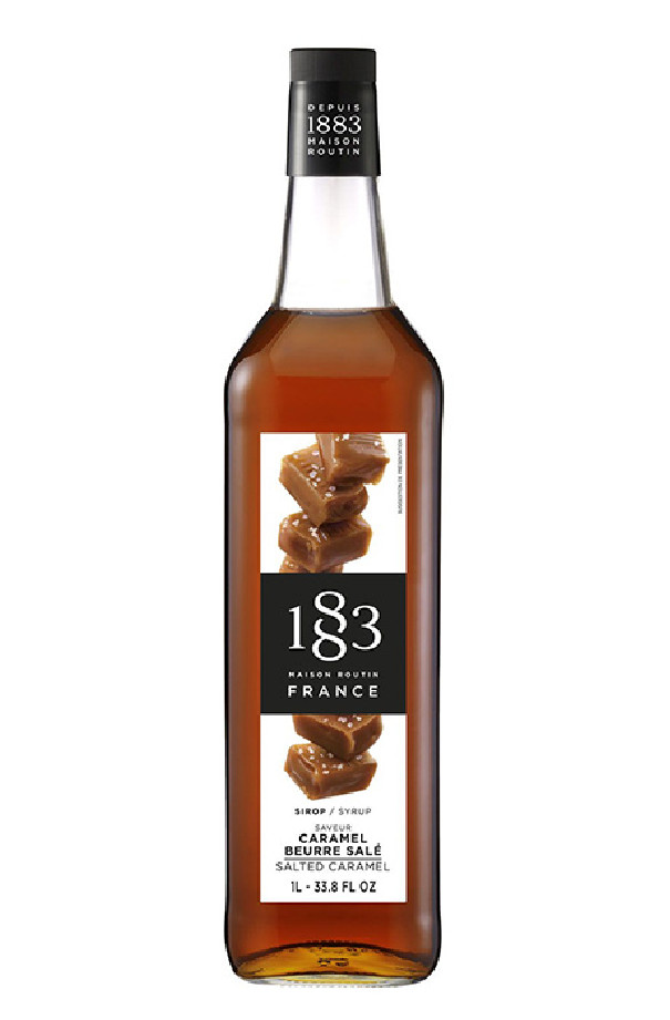 ROUTIN 1883 - SIROP CARAMEL BEURRE SALE 1L BOUTEILLE VERRE