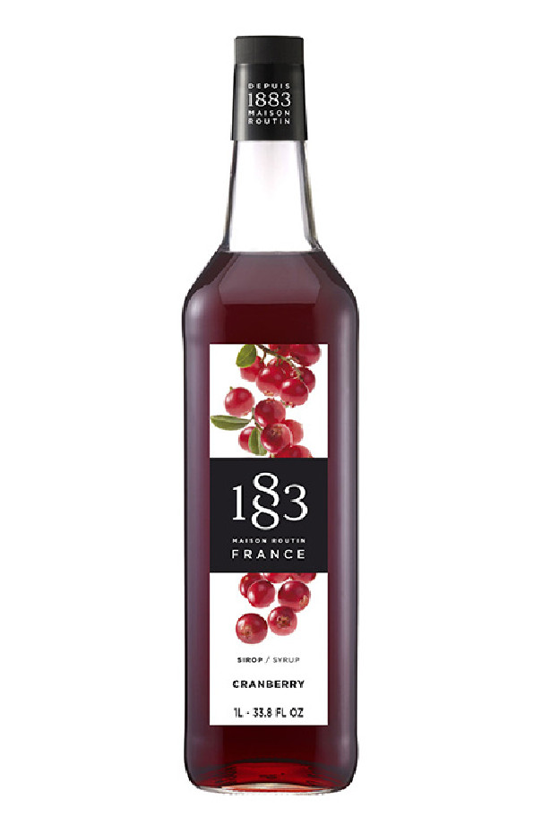 ROUTIN 1883 - SIROP CRANBERRY 1L BOUTEILLE VERRE