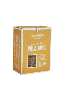 Granola miel et graines boîte 350g BIO Granola miel et graines boîte 350g BIO