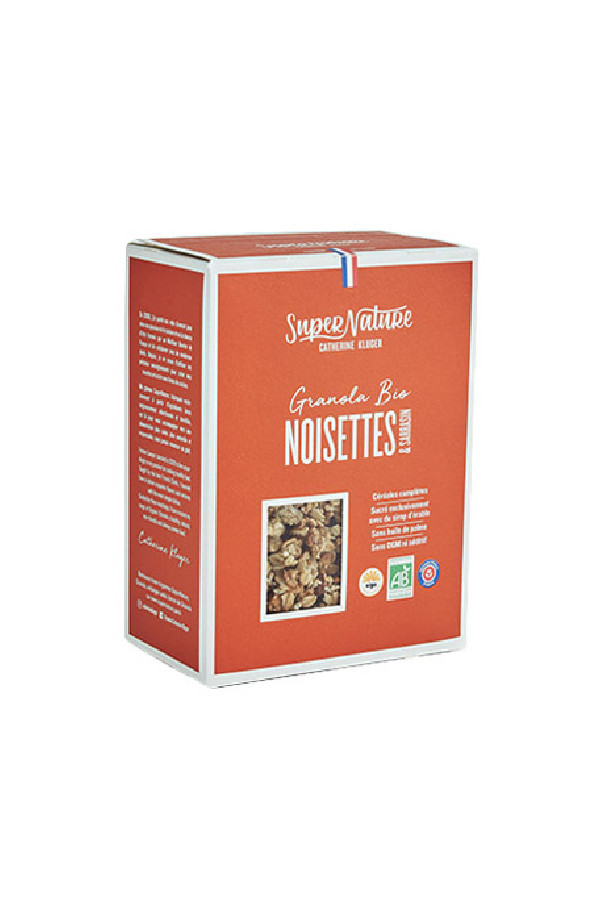 SUPERNATURE - GRANOLA NOISETTE BOITE 350G BIO SUPERNATURE - GRANOLA NOISETTE BOITE 350G BIO