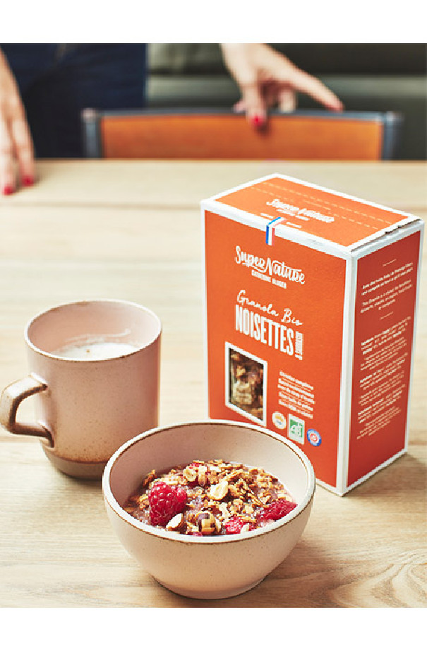 SUPERNATURE - GRANOLA NOISETTE BOITE 350G BIO SUPERNATURE - GRANOLA NOISETTE BOITE 350G BIO