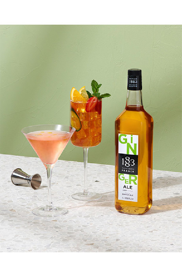 ROUTIN - SIROP SAVEUR GINGER ALE 1L BOUTEILLE VERRE ROUTIN - SIROP SAVEUR GINGER ALE 1L BOUTEILLE VERRE