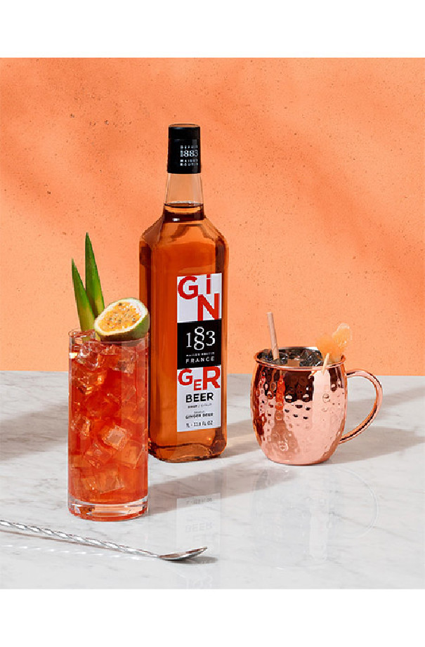 ROUTIN - SIROP SAVEUR GINGER BEER 1L BOUTEILLE VERRE ROUTIN - SIROP SAVEUR GINGER BEER 1L BOUTEILLE VERRE