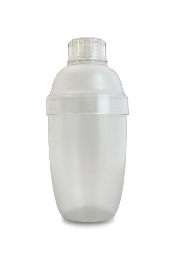 SHAKER PLASTIQUE TRANSPARENT 530ML
