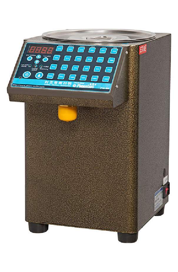 Machine à Fructose 8L – Distributeur 16 Dosages Pour Café, Thé Au Lait, Bubble Tea