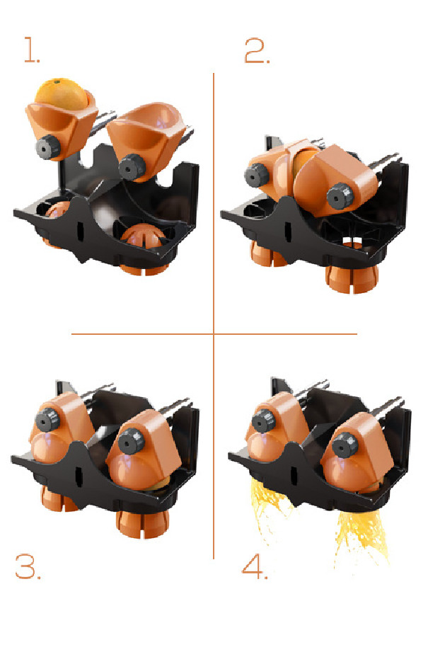 ZUMMO - Z14 PRESSE-AGRUMES AUTO INOX ROBINET 40L/H