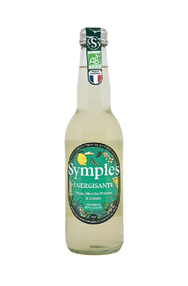 SYMPLES - INFUSION PETILLANTE POTION ENERGISANTE 330ML x12 BIO