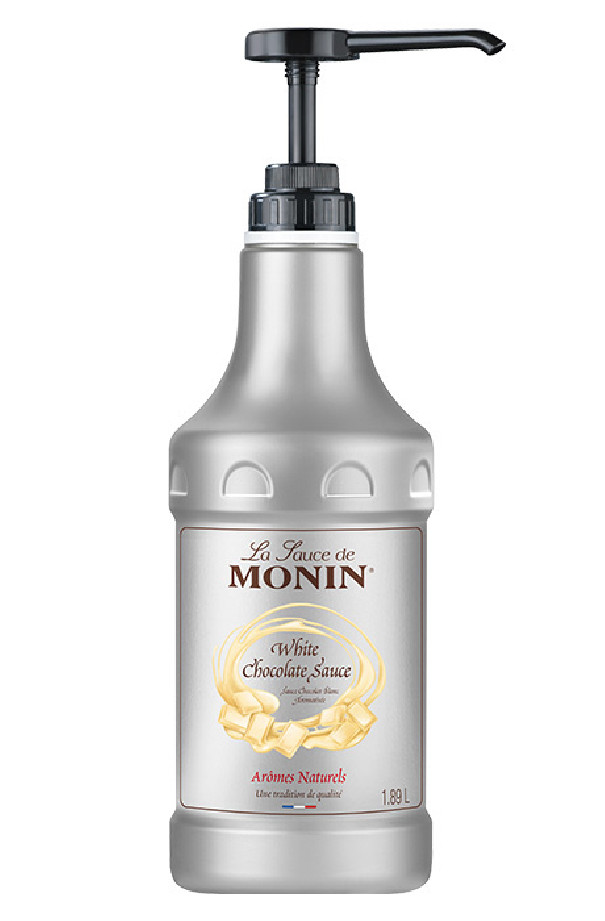 MONIN - SAUCE CHOCOLAT BLANC BIDON 1.89L