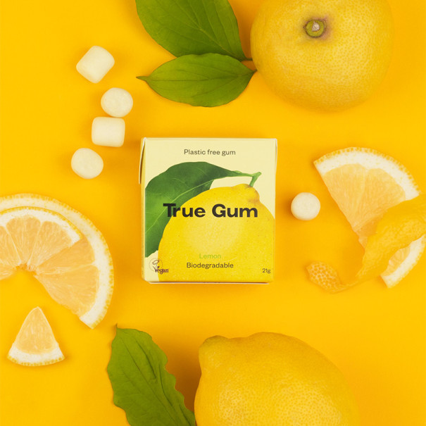 TRUE - CHEWING-GUM CITRON SANS SUCRES PRÉSENTOIR 21G x24 TRUE - CHEWING-GUM CITRON SANS SUCRES PRÉSENTOIR 21G x24