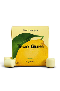 TRUE - CHEWING-GUM CITRON SANS SUCRES PRÉSENTOIR 21G x24