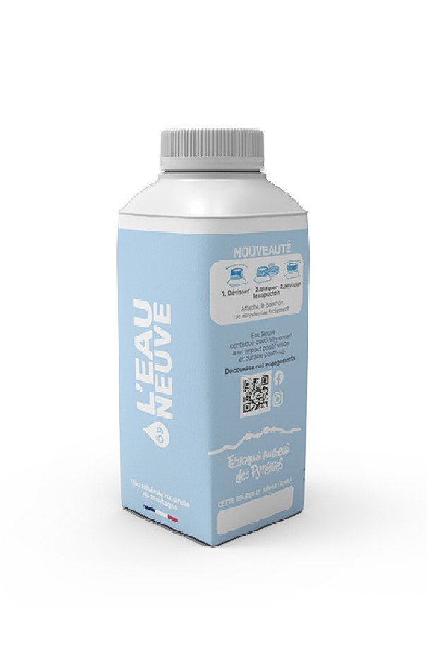 L'EAU NEUVE - EAU MINERALE NATURELLE PLATE BRIQUE 330ML x12 L'EAU NEUVE - EAU MINERALE NATURELLE PLATE BRIQUE 330ML x12